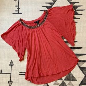 Willi Smith Tulip Sleeved Blouse, M